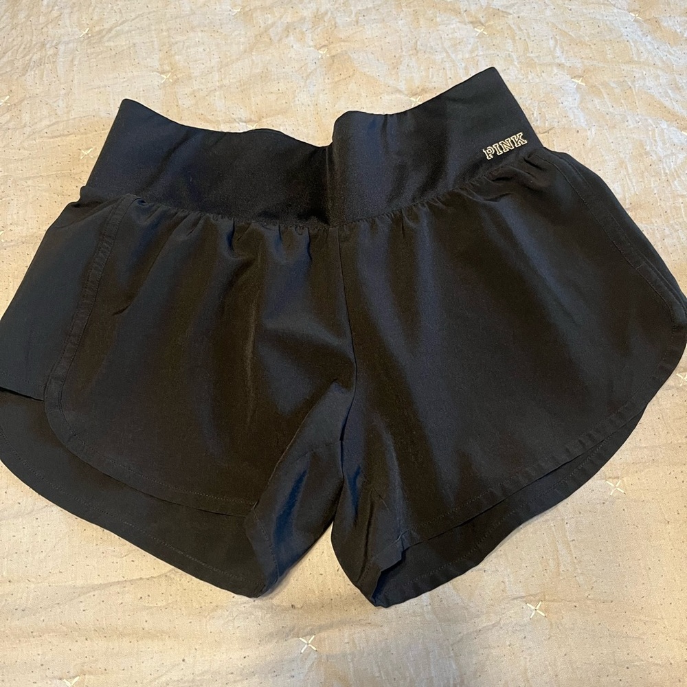 PINK Victoria's Secret Black Athletic Shorts